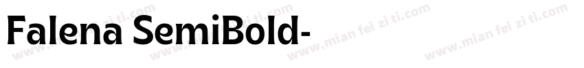 Falena SemiBold字体转换